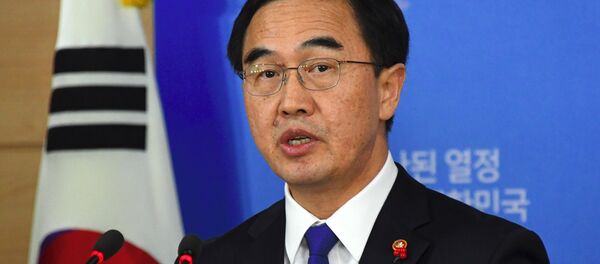 Министр по делам национального объединения Республики Корея Чо Мен Гюн - Sputnik Беларусь