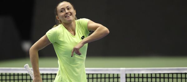 Беларуская тэнісістка Аляксандра Сасновіч Беларуская тэнісістка Аляксандра Сасновіч - Sputnik Беларусь