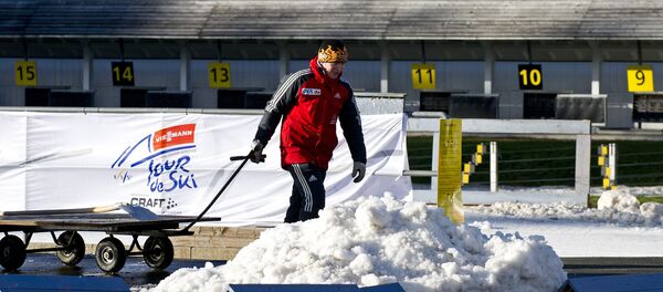 Стрельбище на биатлонном стадионе в немецком Оберхофе - Sputnik Беларусь