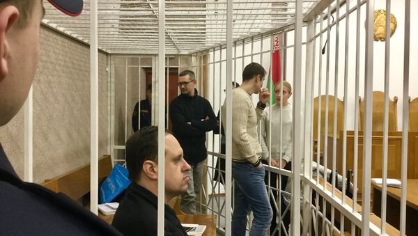 Обвиняемые по делу Регнум накануне заседания суда - Sputnik Беларусь