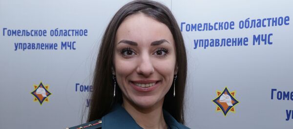 Официальный представитель Гомельского областного УМЧС Мария Клезович Официальный представитель Гомельского областного УМЧС Мария Клезович - Sputnik Беларусь