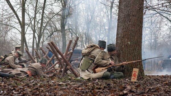 Рэканструкцыя Першай сусветнай вайны, архіўнае фота - Sputnik Беларусь