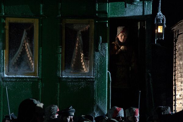 Съемки фильма Роль на станции Дубица в 2012 году - Sputnik Беларусь