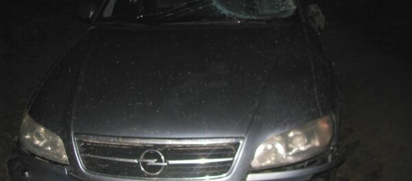 Машина, сбившая пешехода - Sputnik Беларусь