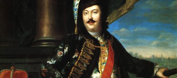 Выява Гераніма Фларыяна Радзівіла на экране манітора - Sputnik Беларусь