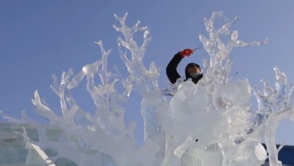 Международный конкурс ледяных скульптур в Харбине - Sputnik Беларусь