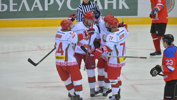 Команда Беларуси в финале Рождественского турнира по хоккею - Sputnik Беларусь