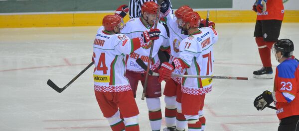 Команда Беларуси в финале Рождественского турнира по хоккею - Sputnik Беларусь