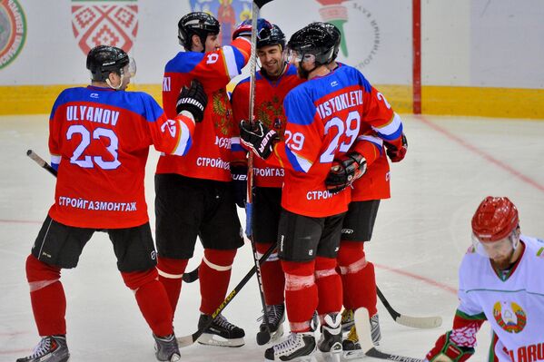 Хоккеисты сборной России на Рождественском турнире - Sputnik Беларусь