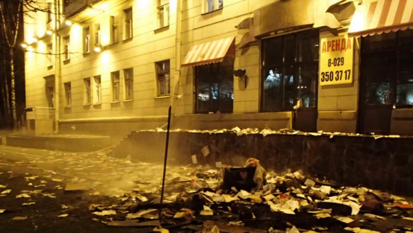 В столице на пожаре спасен человек - Sputnik Беларусь