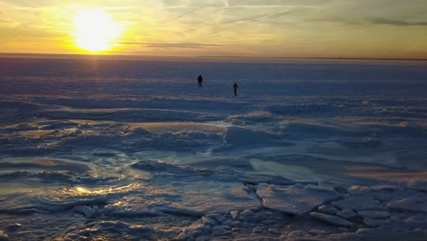 Атлантический океан замерз в районе штата Массачусетс - Sputnik Беларусь