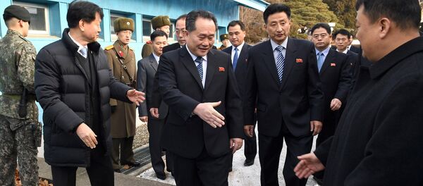 Встреча делегаций Южной и Северной Кореи - Sputnik Беларусь