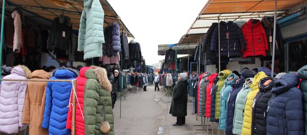 Торговые ряды на минском рынке - Sputnik Беларусь