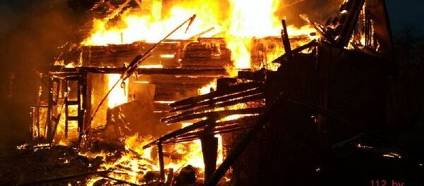 Пожар в Лидском районе - Sputnik Беларусь