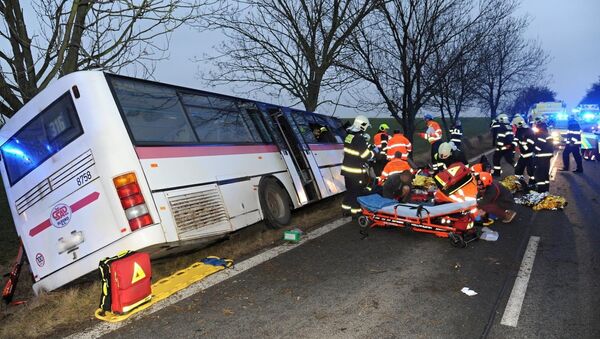 Смертельная авария с участием автобуса недалеко от Праги - Sputnik Беларусь