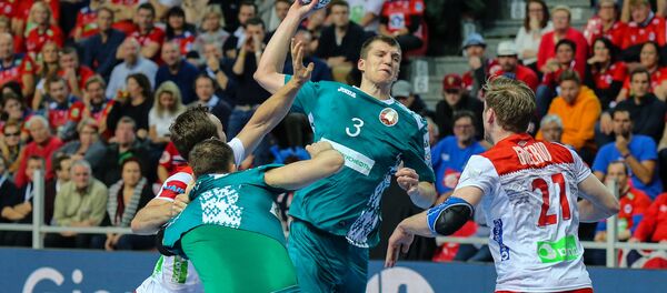 Матч Беларусь - Норвегия на ЧЕ-2018 по гандболу Матч Беларусь - Норвегия на ЧЕ-2018 по гандболу - Sputnik Беларусь