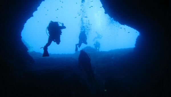 Подводная пещера, архивное фото - Sputnik Беларусь