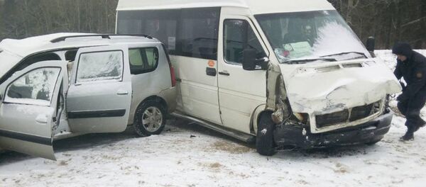 Место аварии под Пуховичами Место аварии под Пуховичами - Sputnik Беларусь