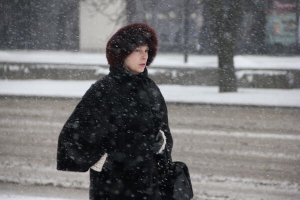Снегопад в Минске - Sputnik Беларусь