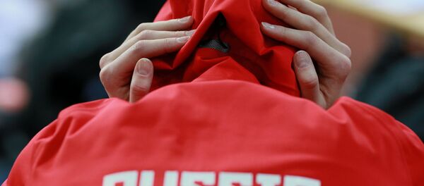 Легкоатлет перед соревнованиями, архивное фото - Sputnik Беларусь