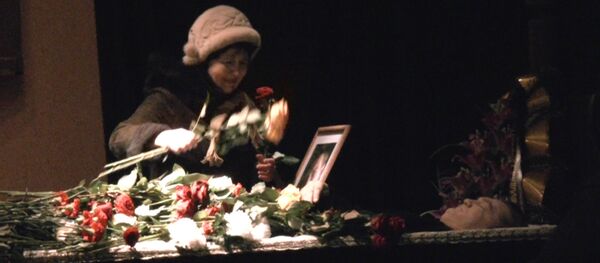 Прощание с актером Петром Юрченковым-младшим в Минске Прощание с актером Петром Юрченковым-младшим в Минске - Sputnik Беларусь