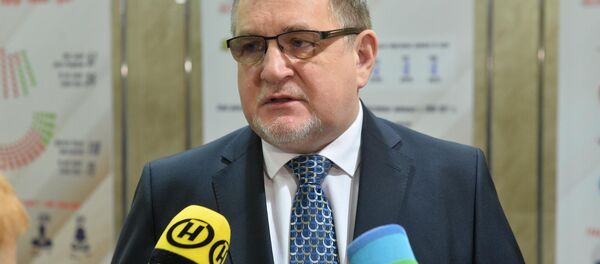 Председатель Белтелерадиокомпании Геннадий Давыдько на съезде РОО Белая Русь - Sputnik Беларусь