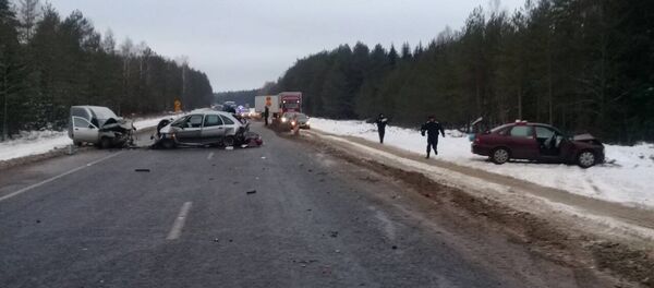 Авария в Ивьевском районе - Sputnik Беларусь