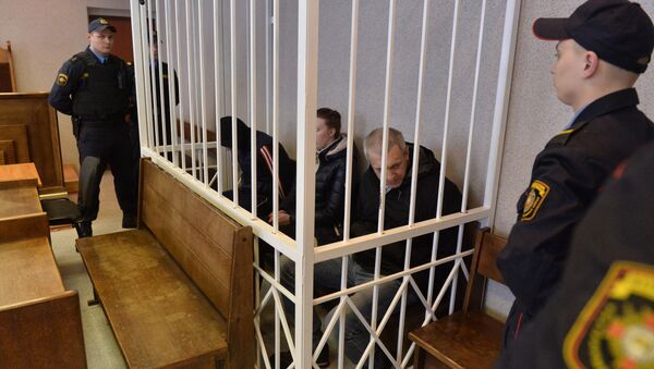Обвиняемые по делу о двойном заказном убийстве на Алибегова - Sputnik Беларусь