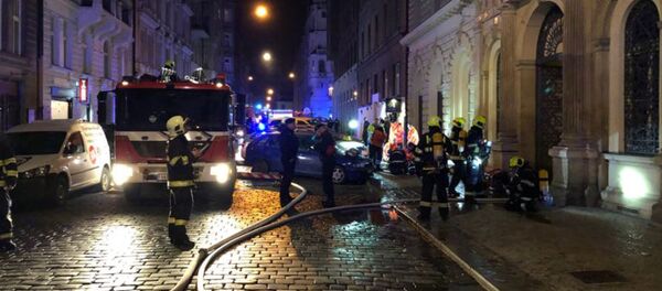 Пожар в гостинице в Праге - Sputnik Беларусь