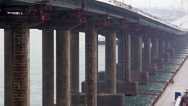 Строительство Крымского моста - Sputnik Беларусь