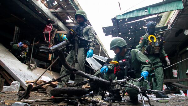 Взрыв произошел на рынке в городе Ялла, столице одноименной провинции на границе Таиланда и Малайзии - Sputnik Беларусь