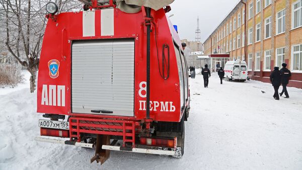 Пожарный автомобиль первой помощи в Перми - Sputnik Беларусь