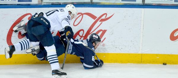 Момент матча Динамо-Минск - Адмирал Момент матча Динамо-Минск - Адмирал - Sputnik Беларусь