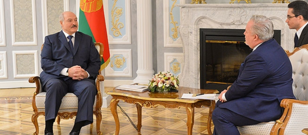 Встреча президента РБ Александра Лукашенко со спецпредставителем ПА ОБСЕ Кентом Харстедом - Sputnik Беларусь