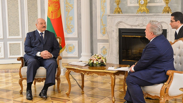 Встреча президента РБ Александра Лукашенко со спецпредставителем ПА ОБСЕ Кентом Харстедом - Sputnik Беларусь
