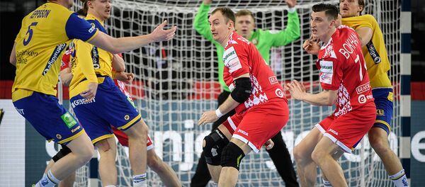 Матч между беларусами и шведами на ЧМ - Sputnik Беларусь