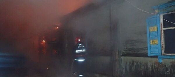 Пожар в деревне Глыбоцкое (Гомельский район) Пожар в деревне Глыбоцкое (Гомельский район) - Sputnik Беларусь