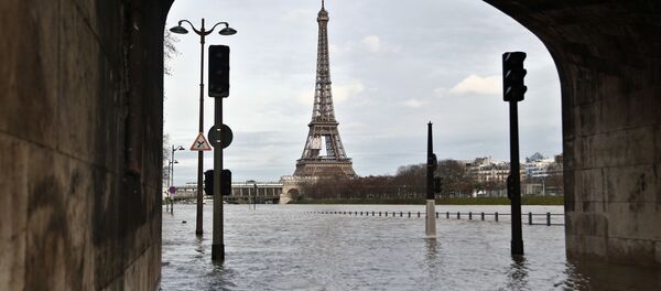 Наводнение в Париже в январе 2018 - Sputnik Беларусь