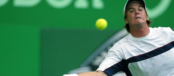 Экс-вторая ракетка мира Магнус Норман на корте (2003) - Sputnik Беларусь