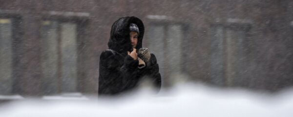 Зима в городе, архивное фото Зима в городе, архивное фото - Sputnik Беларусь