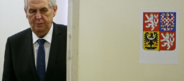 Президент Чехии Милош Земан Президент Чехии Милош Земан - Sputnik Беларусь