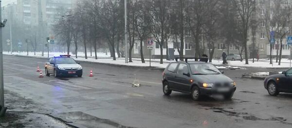 Место ДТП в Бресте Место ДТП в Бресте - Sputnik Беларусь