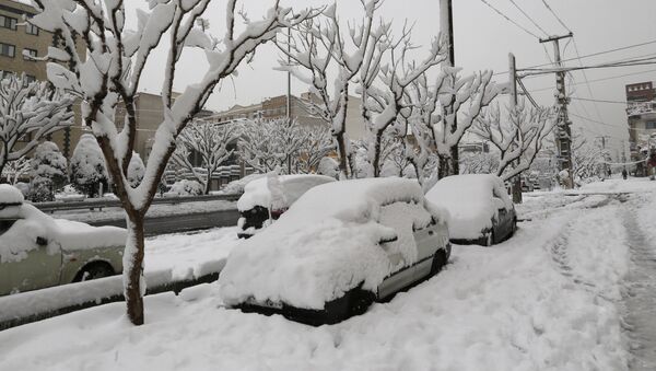 Снегопад в Тегеране - Sputnik Беларусь