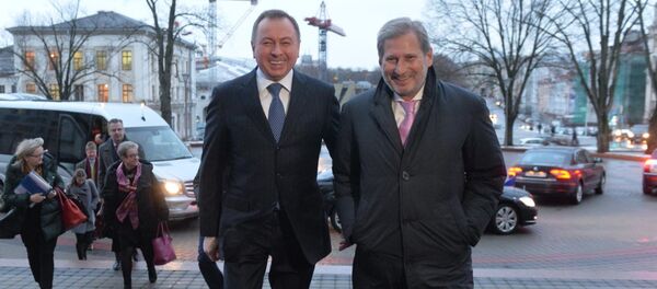 Владимир Макей и Йоханнес Хан - Sputnik Беларусь