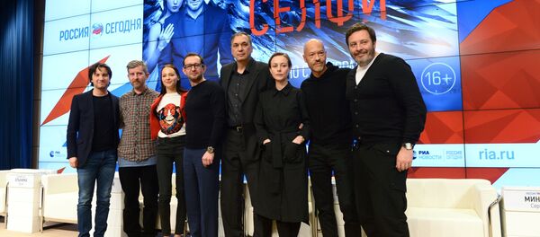 Пресс-конференция перед показом фильма Селфи - Sputnik Беларусь