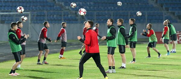 Тренировка сборной Беларуси по футболу - Sputnik Беларусь