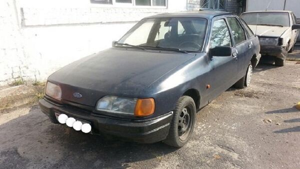 Автомобиль, на котором пьяные брестчане, пытались скрыться от ГАИ - Sputnik Беларусь