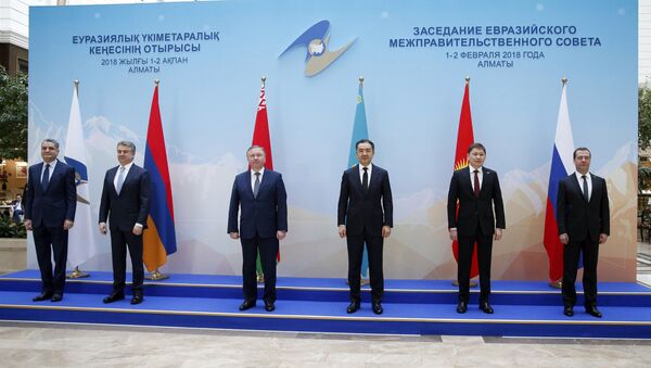 Заседание Евразийского межправительственного совета с участием глав правительств стран-участниц ЕАЭС - Sputnik Беларусь