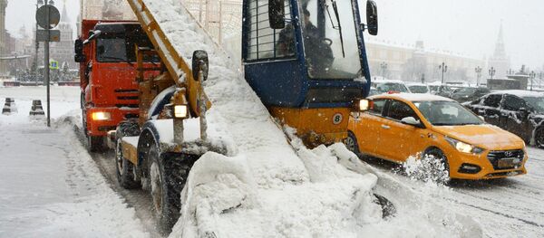 Снегопад в Москве - Sputnik Беларусь