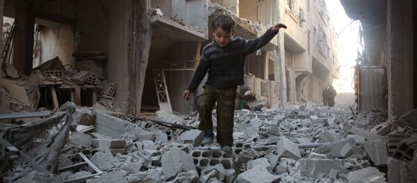 Разрушенные дома в Сирии, архивное фото Разрушенные дома в Сирии, архивное фото - Sputnik Беларусь